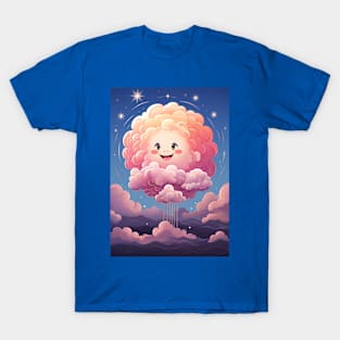 Smiley Cloud Twinkling Star T-Shirt